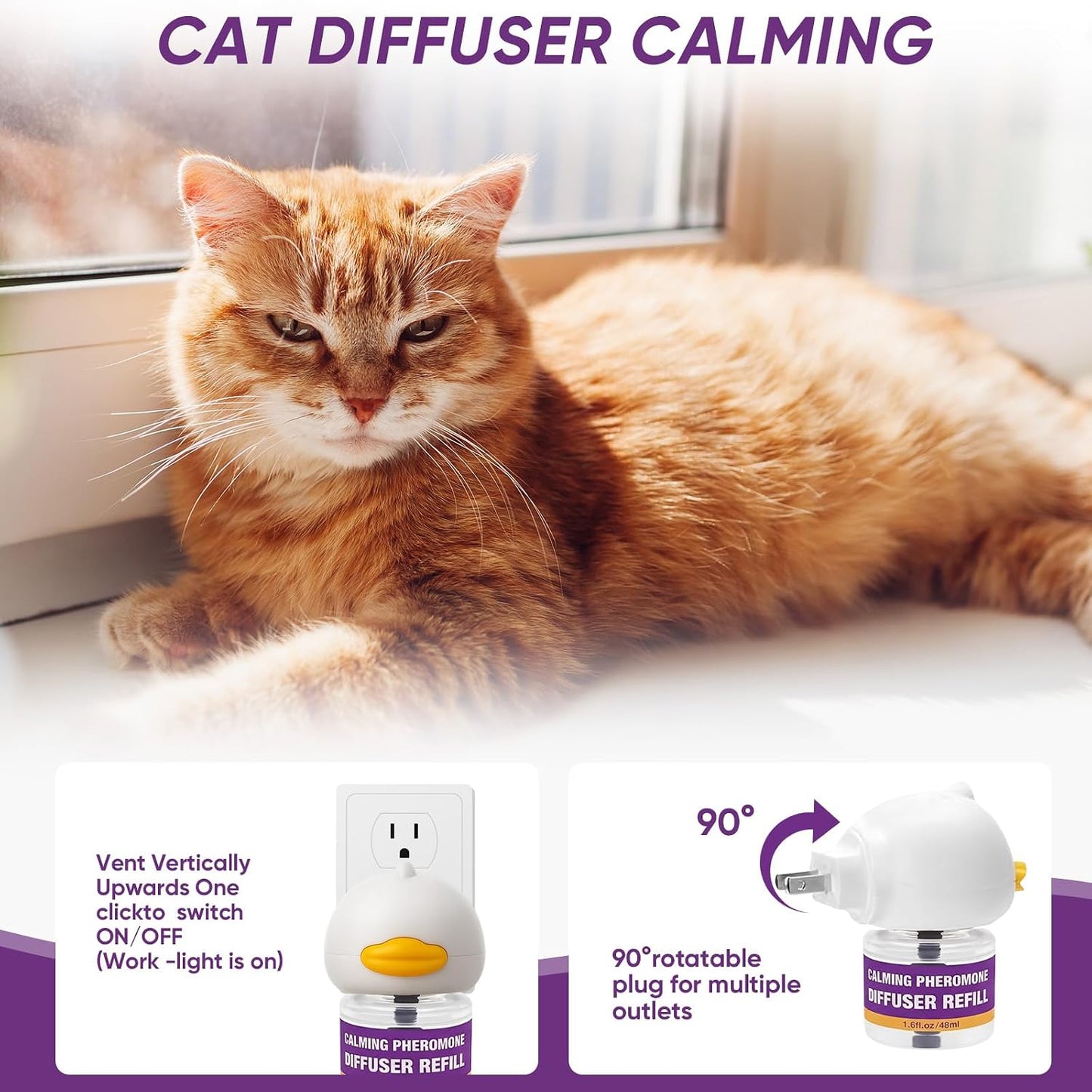 Nakesy authentic USA imported pet calming starter set for large room behavior management