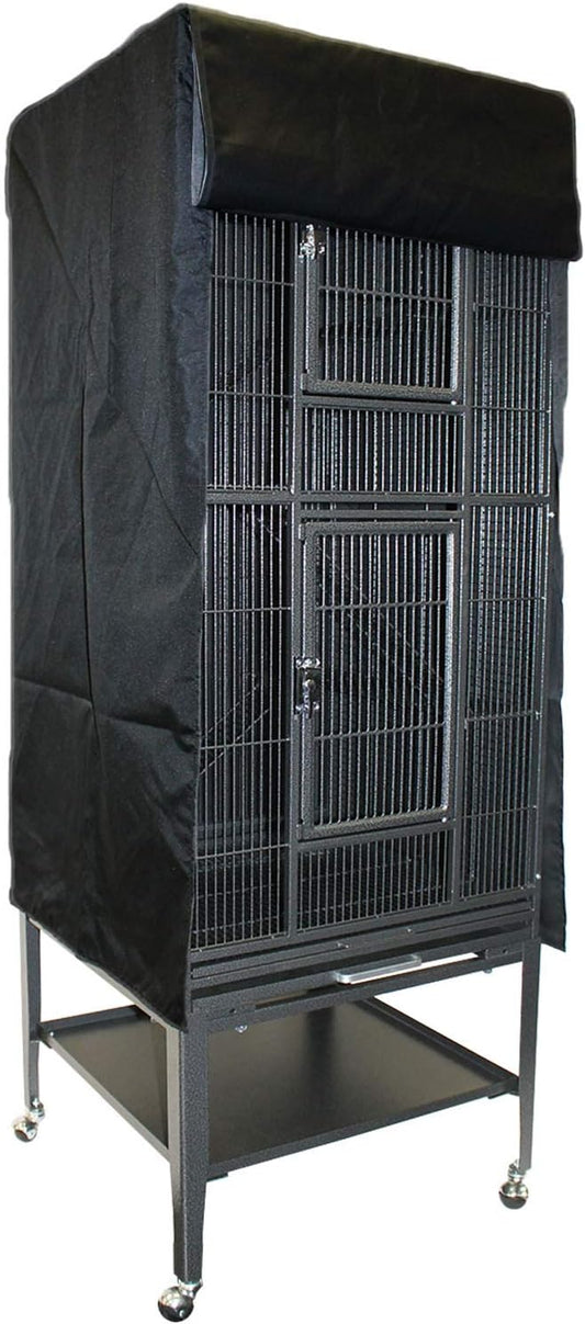 Exotic Nutrition black geometric pattern polyester pet cover