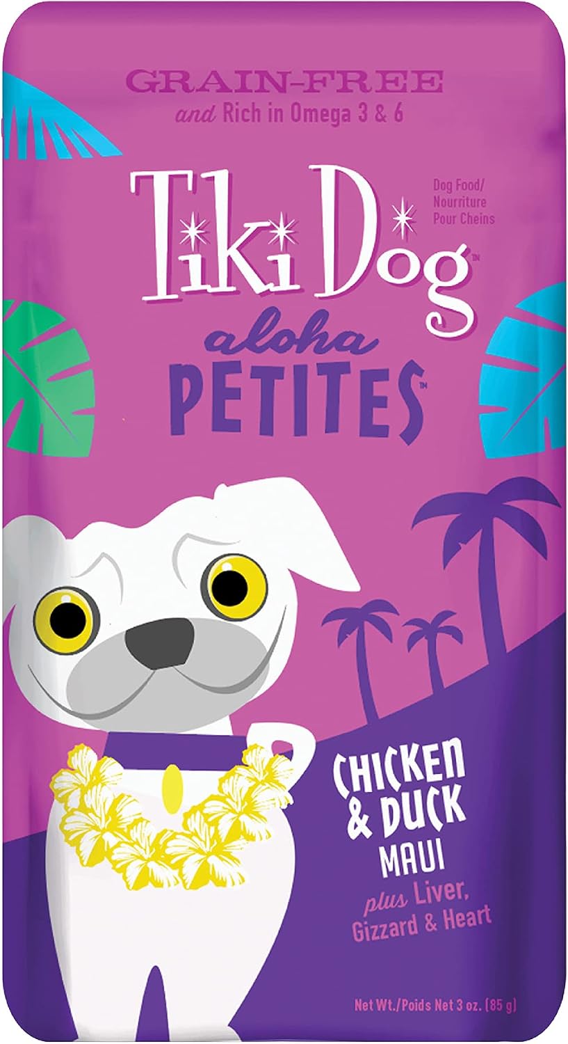 Tiki Dog Aloha Petites, Variety Pack, Nutrient Dense Meat, Wet Dog Food For Small Breed Dogs and All Life Stages, 3 oz. Pouch, Pack of 12 - Image 10