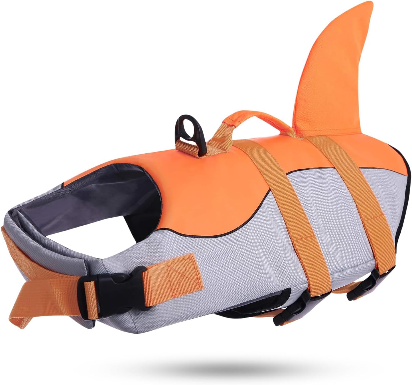 ASENKU Dog Life Jacket - Pet Safety Vest for Swimming & Boating, Shark Life Jacket with Floatation, Dog Lifesavers Swimsuits for Small Medium Large Dogs (RedFlag, XL) - Image 15