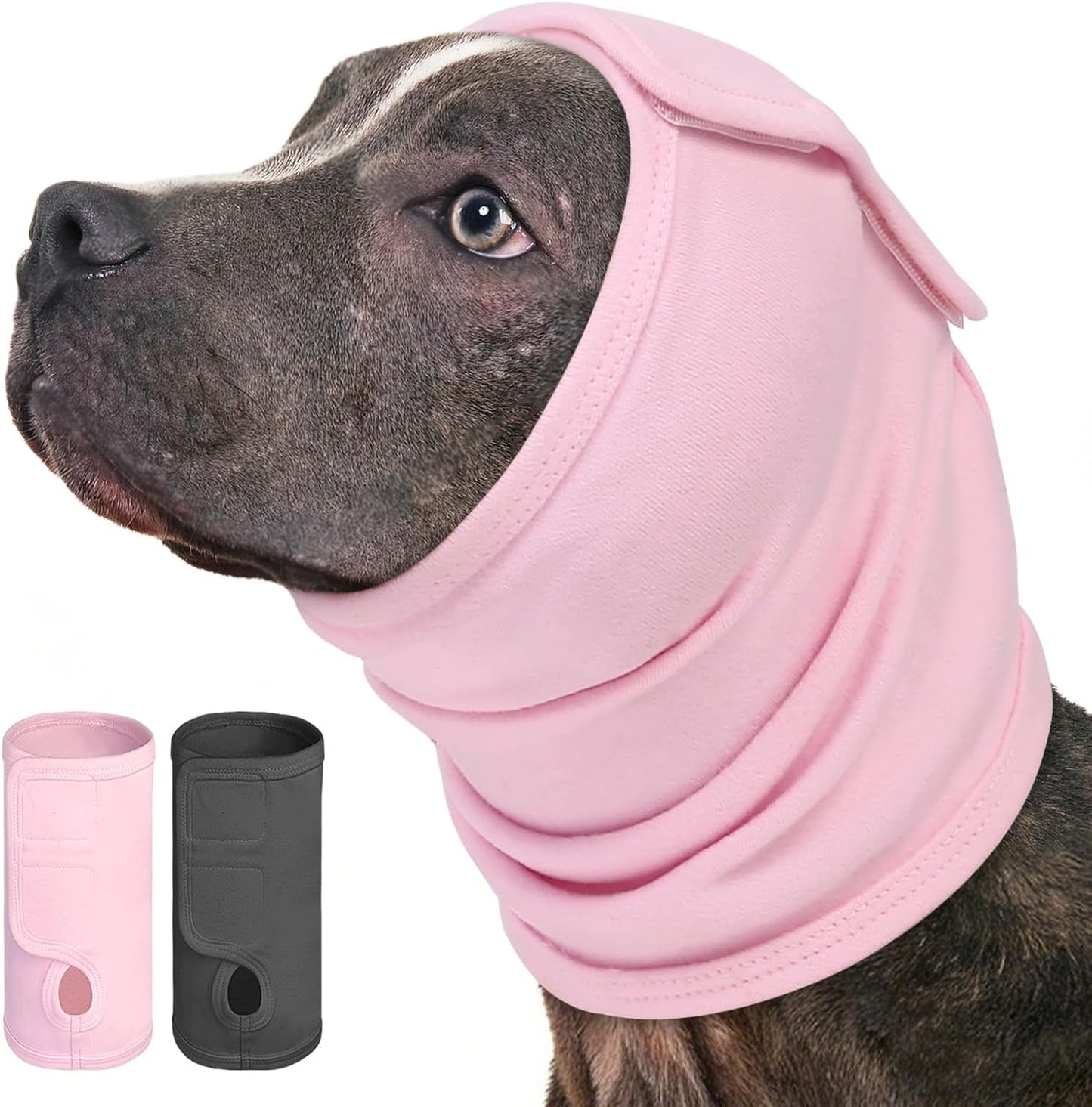 Breathable grey pet anxiety relief compression wrap for large dog breeds
