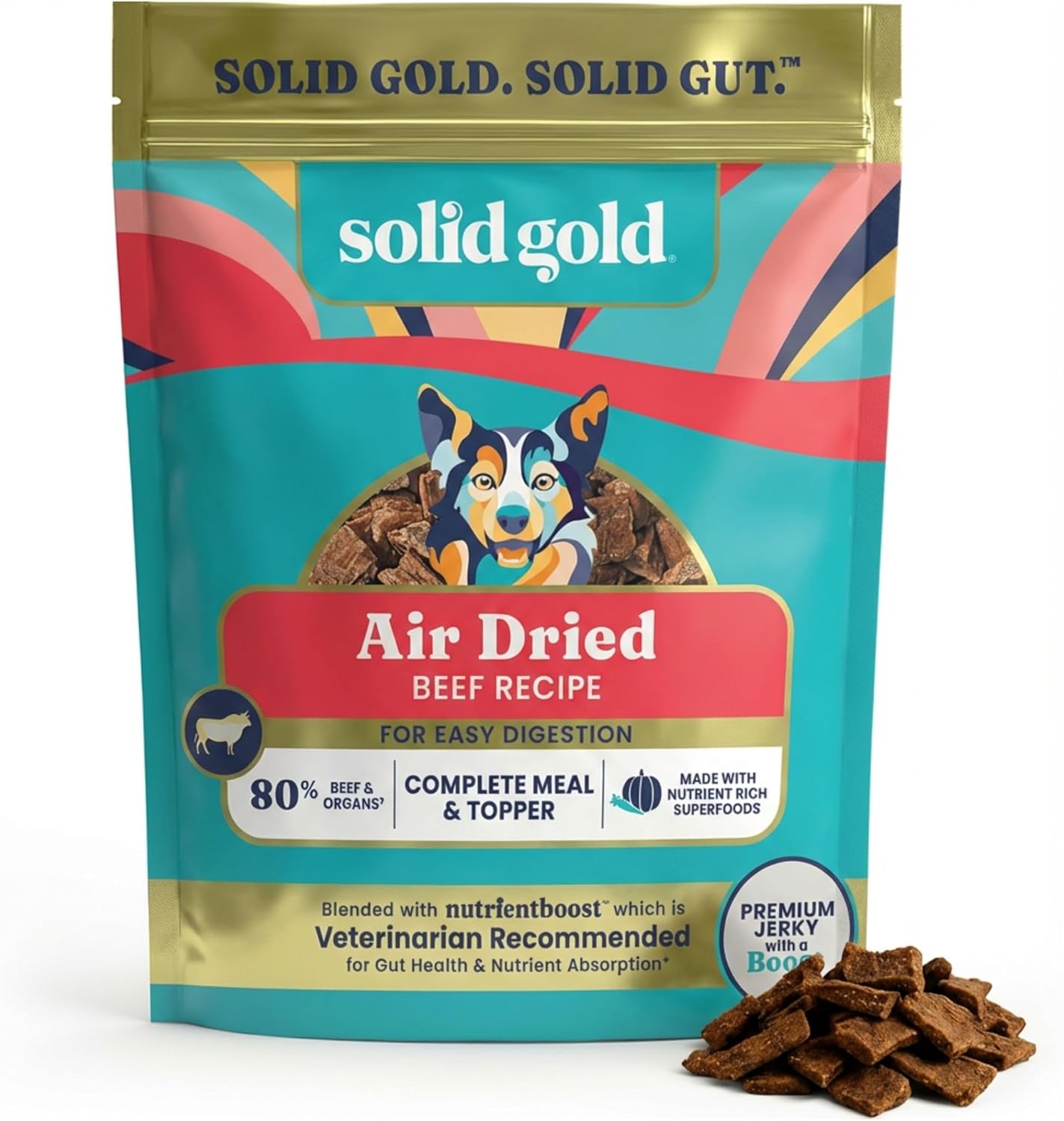 Solid Gold Air Dried Dog Food Toppers for Dry Food - Healthy Dog Treats w/Real Chicken & Superfoods - Serve as a Complete Meal, Topper or Treats - Supports Muscle Growth, Immunity & Digestion - 4oz - Image 14