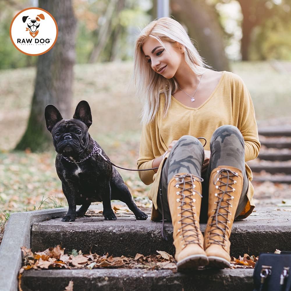 Grain free high protein dog treats being given as a training reward