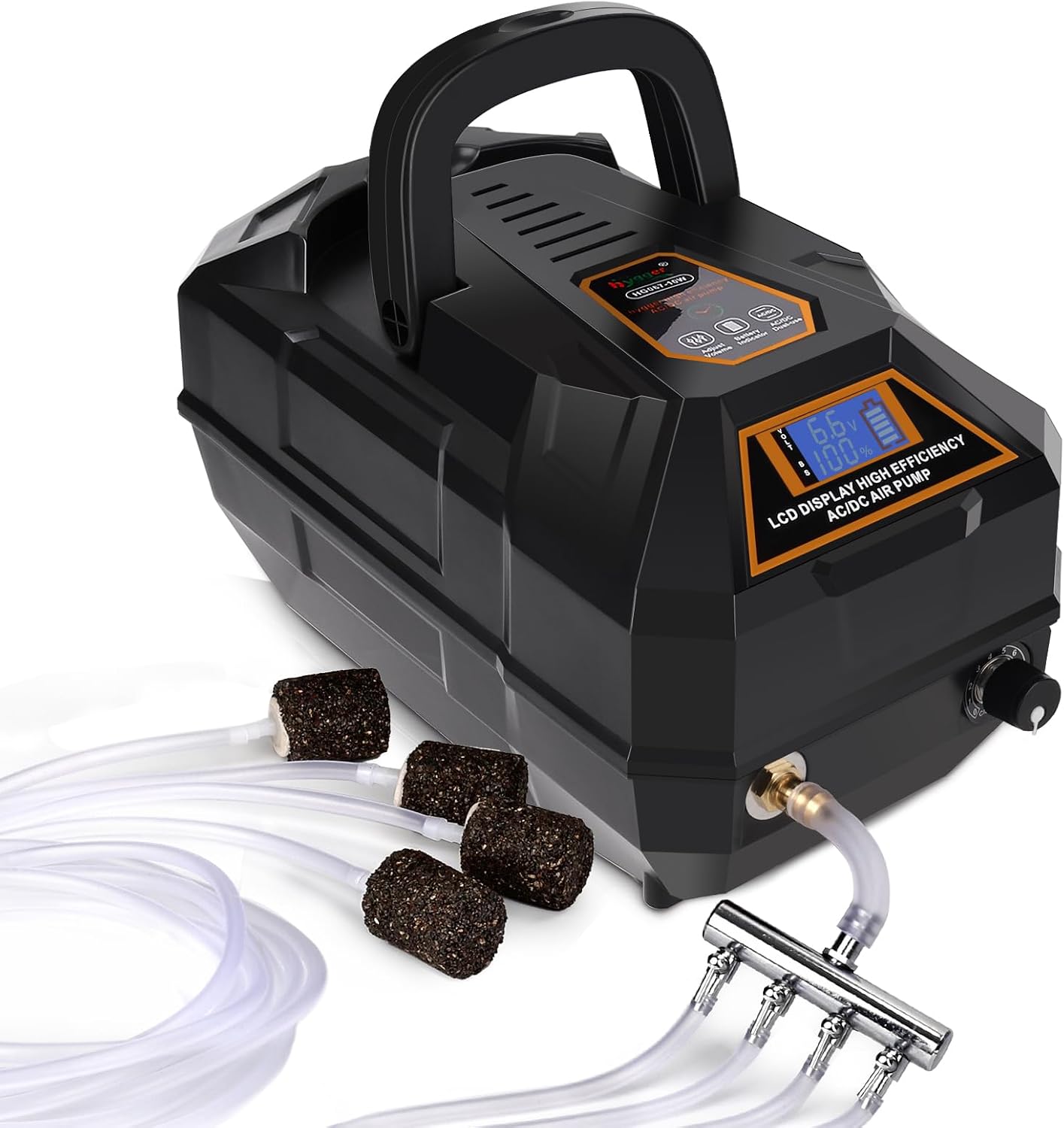 Professional Hygger aquarium air pump for power outage backup