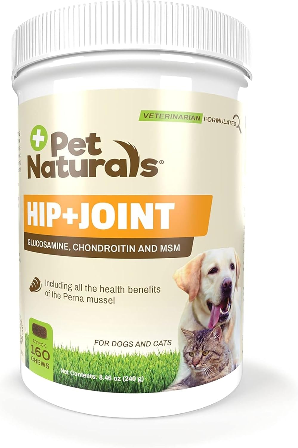 Pet Naturals Hip and Joint Supplement with Glucosamine, Green-Lipped Mussel, and Chondroitin for Cats, Duck Flavor, 160 Chews - Image 10
