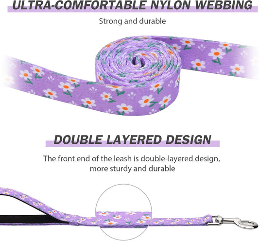 Hikiko double handle dog leash showing close up of dual neoprene padded handles
