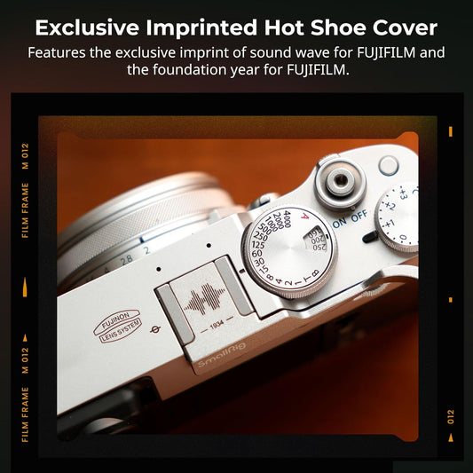 SmallRig ergonomic camera hand rest with exclusive engraved hot shoe cover