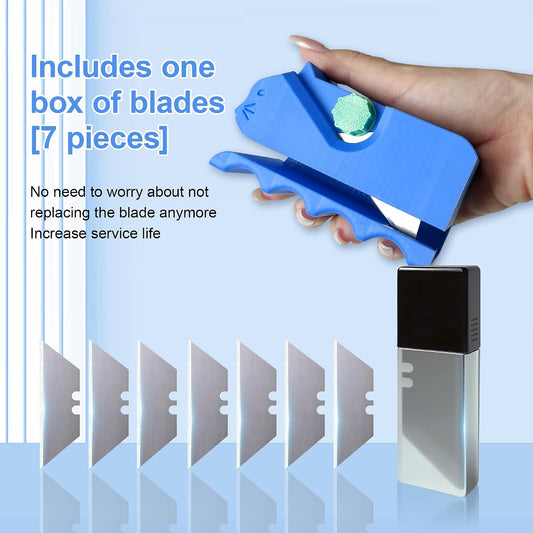 3D printed blue cardboard strip cutter for DIY cat toys