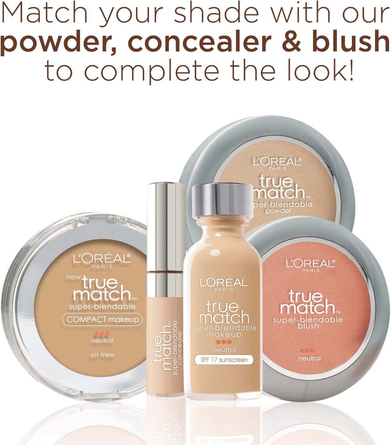 L'Oreal True Match one fluid ounce bottle showcasing shade tone accuracy