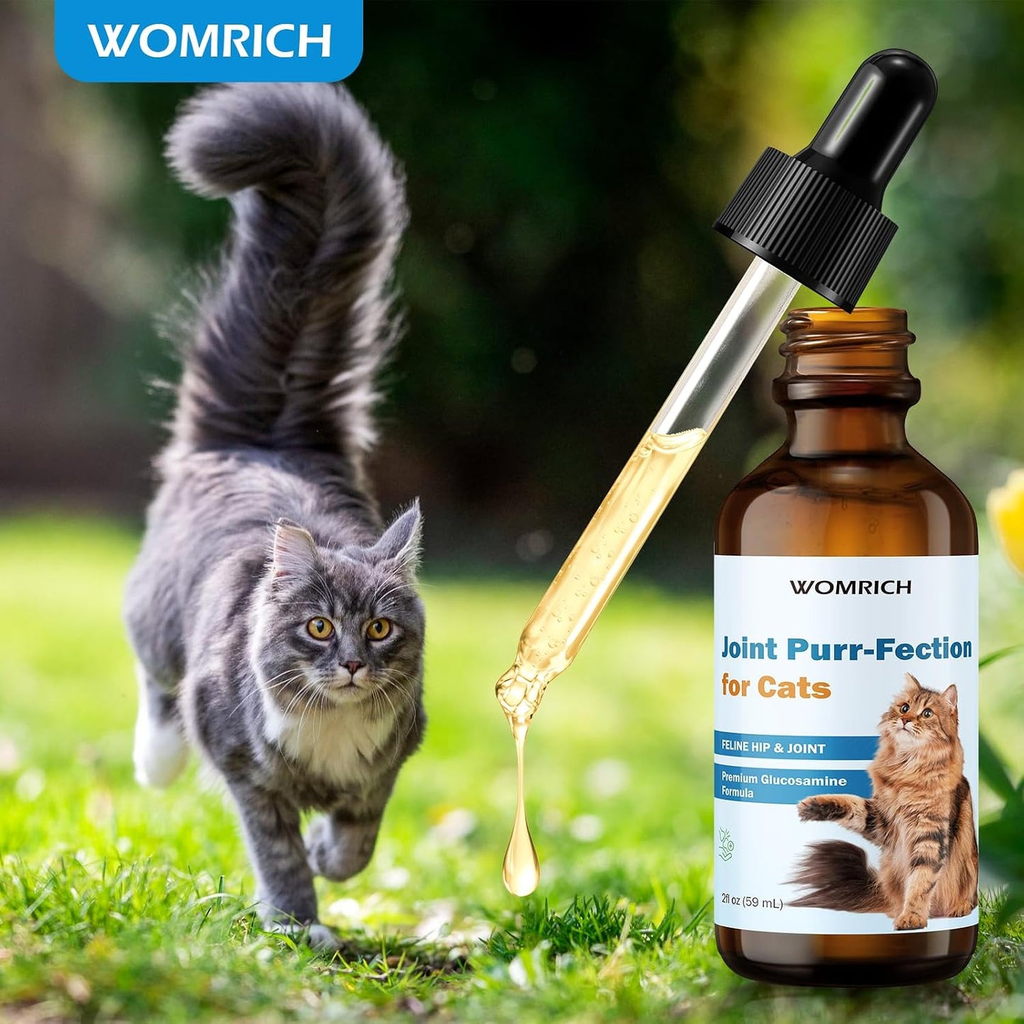 Authentic USA imported cat joint supplement packaging