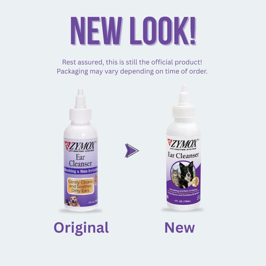 Zymox enzymatic ear care solution bottle for dogs and cats
