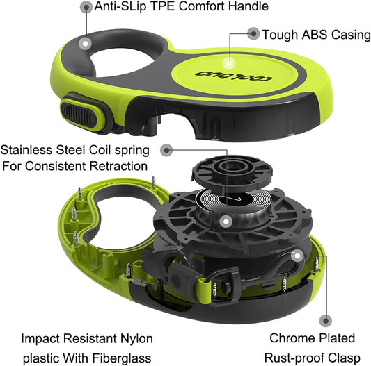 Joypaws 16ft heavy duty leash locking mechanism detail