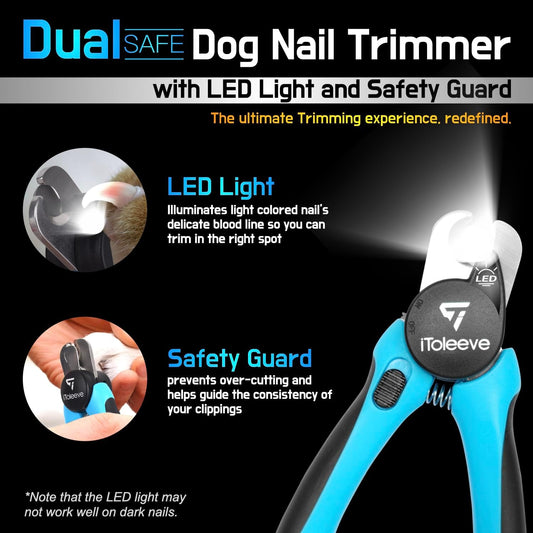 Close up of iToleeve nail clipper stainless steel blade