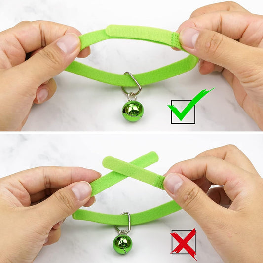 Soft double sided flannel identification bands for newborn litters close up view