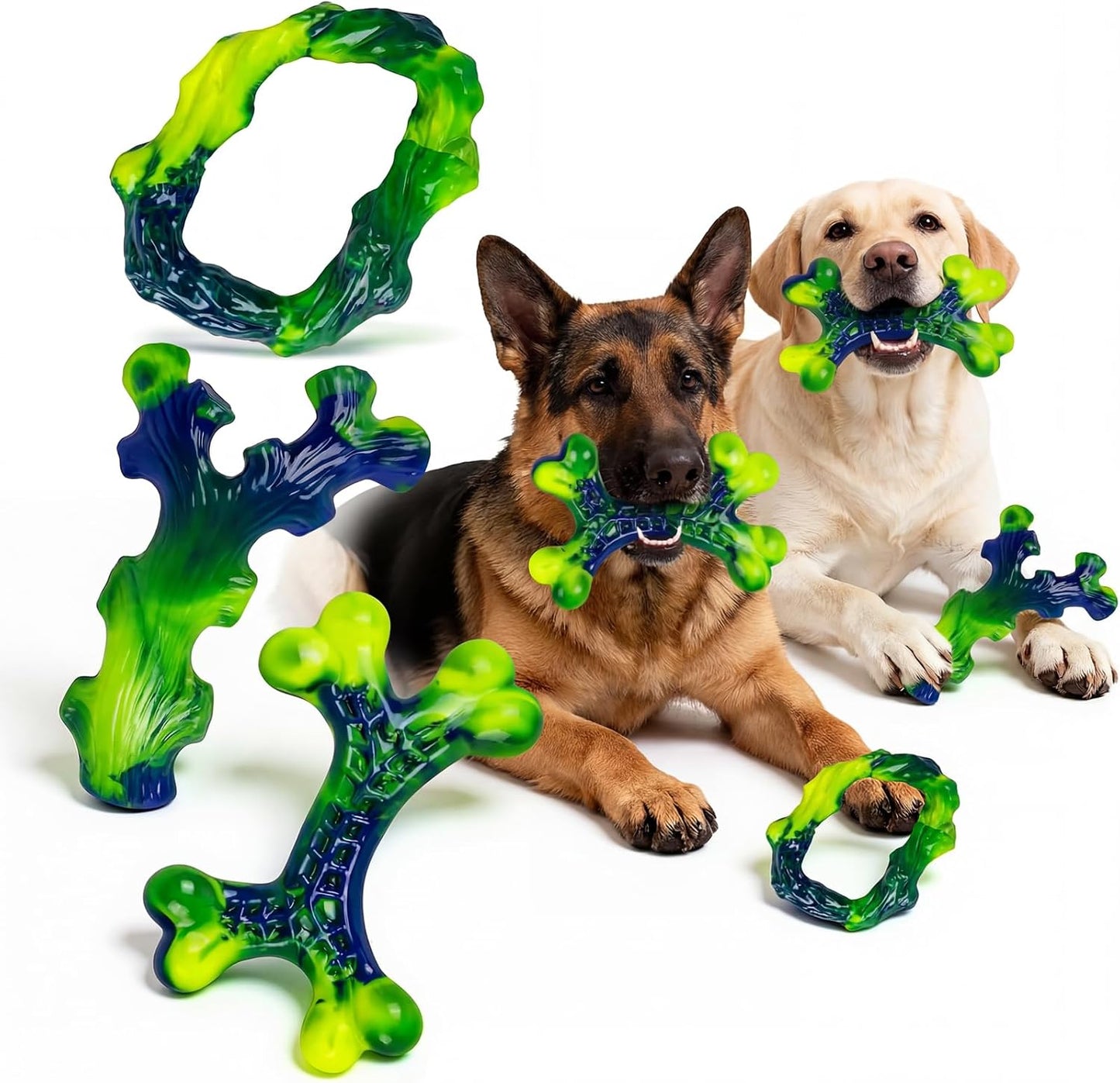 Frienhund Tough Dog Toys for Aggressive Chewers 3 Pack, Indestructible Dog Toys for Large Dogs, Dog Chew Toys, Aggressive Chew Toys to Keep Them Busy, Dog Toy for 30-75lbs Medium/Large Breeds - Image 14