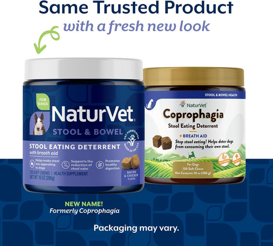 NaturVet dog stool eating deterrent bottle packaging