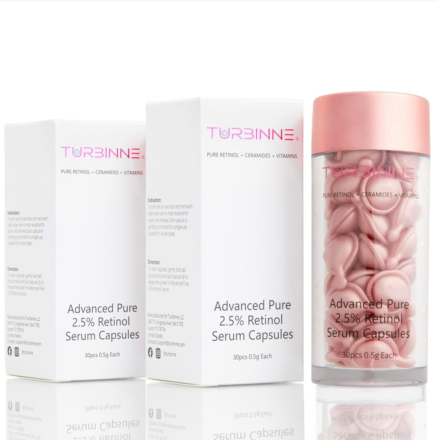 Pure 2.5% Retinol Serum Capsules. Look 5 Years Younger In 30 Days. Powerful Anti -Aging, Deep Hydration, Brightening, Reduce Acne, Dark Spots & Wrinkles (30 Count) - Image 12