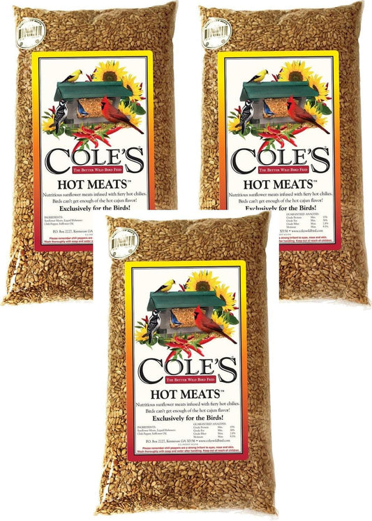 Authentic Cole's premium bird food bag with habanero chili infusion