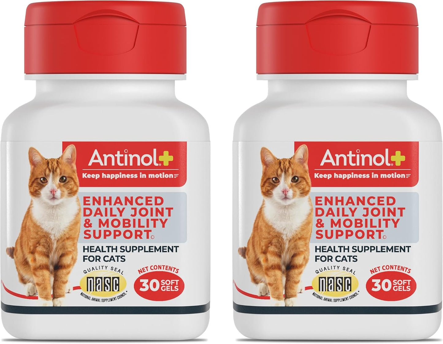 Antinol Plus, Mobility, Hip, and Joint Supplement for Cats, Green-Lipped Mussels and Krill Oil - Cat Joint Supplement, 30 Soft Gels - Image 10