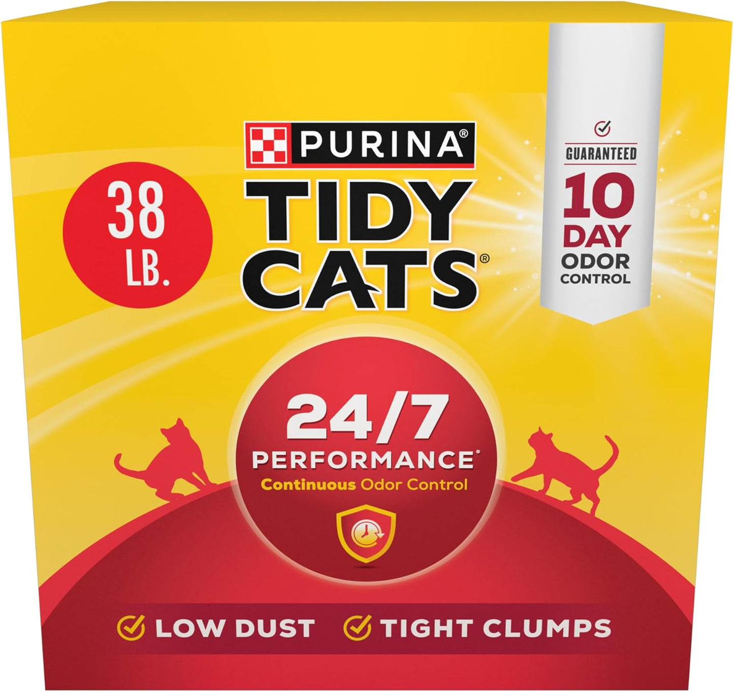 Purina Tidy Cats Clumping Cat Litter Odor Control, 24/7 Performance Multi Cat Litter - 16 lb. Bag - Image 10