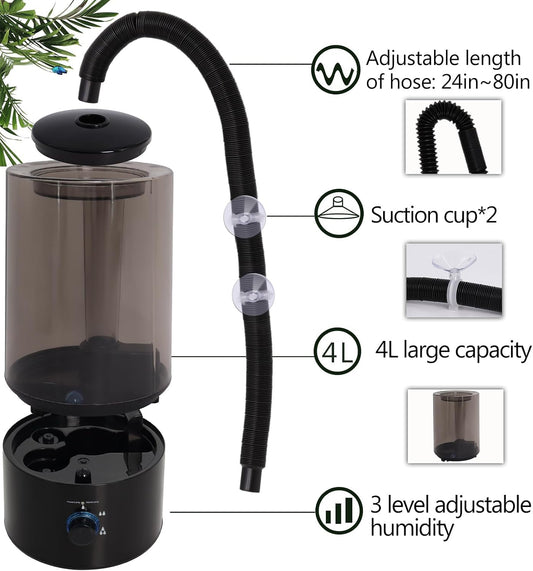 Hoqqf reptile fogger 4 liter tank detail