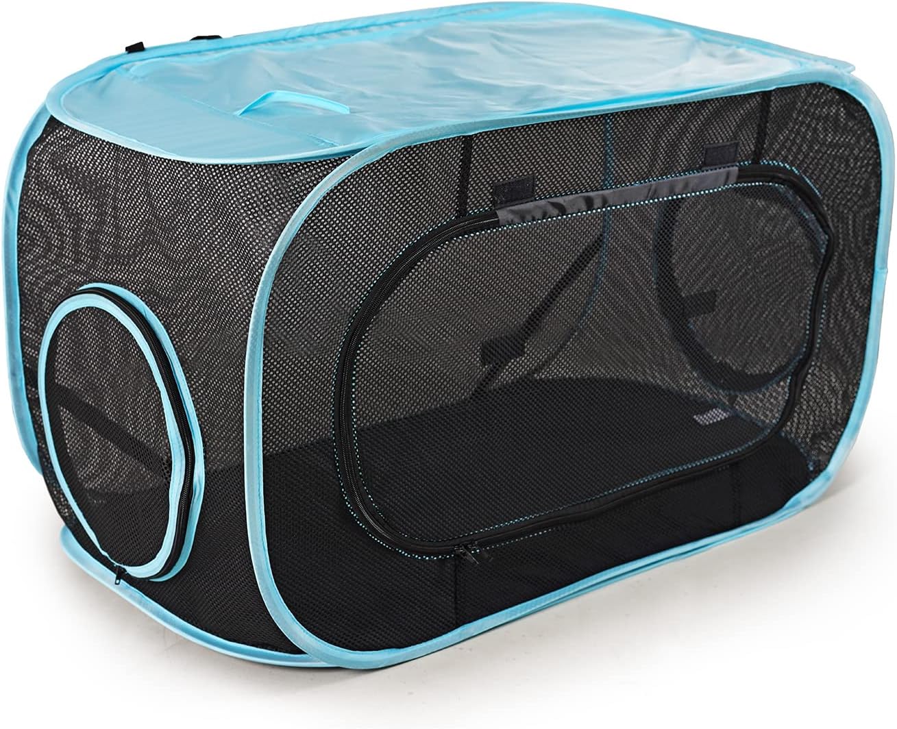 INTURN Cat Furniture Tent for Indoor and Outdoor Playpen Portable Cat Tunnels, Outdoor Kennel (2 Cube + Tunnel) - Image 11