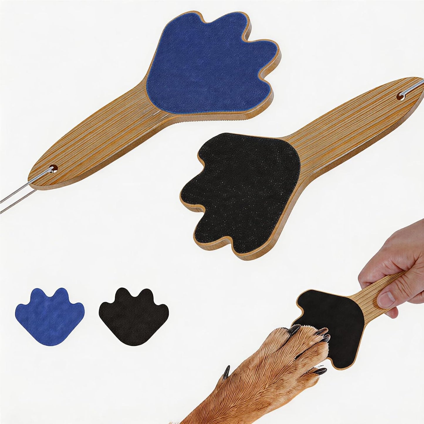 Dog Scratch Board Large Scratching Pad Multi-Functional Trimming Tool Alternative to Dog Nail Clippers and Pet Grinders Pet Nails Care for Dogs&Cats,Interactive Grooming Tool - Image 10