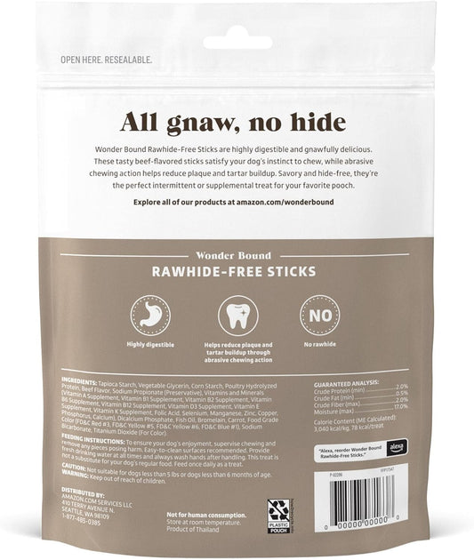 Wonder Bound rawhide-free dental chews for dogs close up