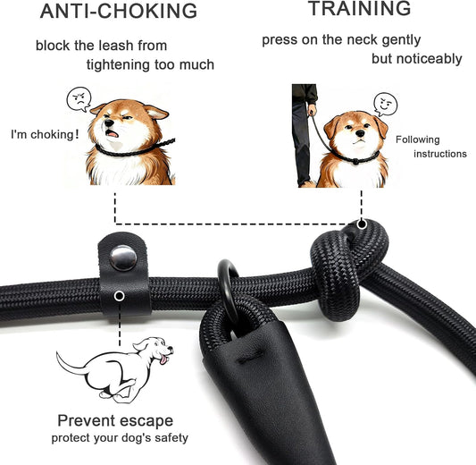 Morxil no pull dog training leash six feet nylon rope close up