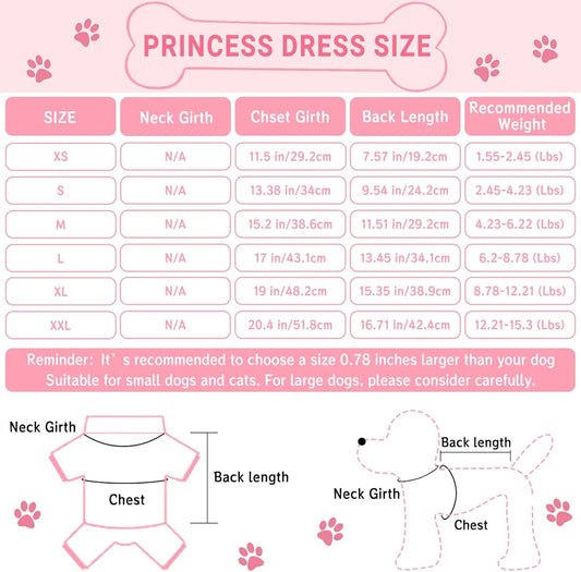 TAPBULL pink puppy princess outfit showcasing the elegant crystal bow detail
