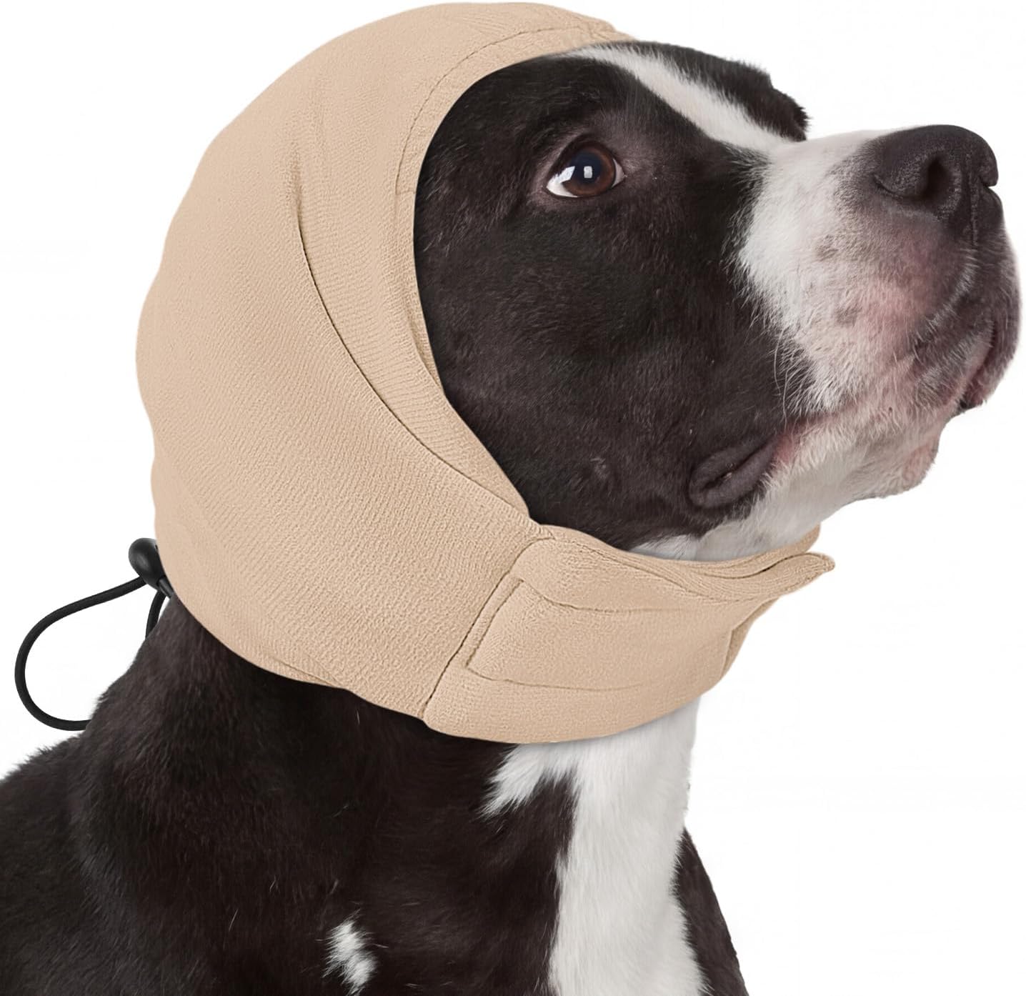 AOFITEE Dog Calming Hoodie - Anti-Slip Dog Ear Muffs Cover for Noise Anxiety, No Shake Ear Wrap for Dogs Hematoma, Adjustable Dogs Headband for Grooming, Fireworks, Thunderstorms, LightPink L - Image 15