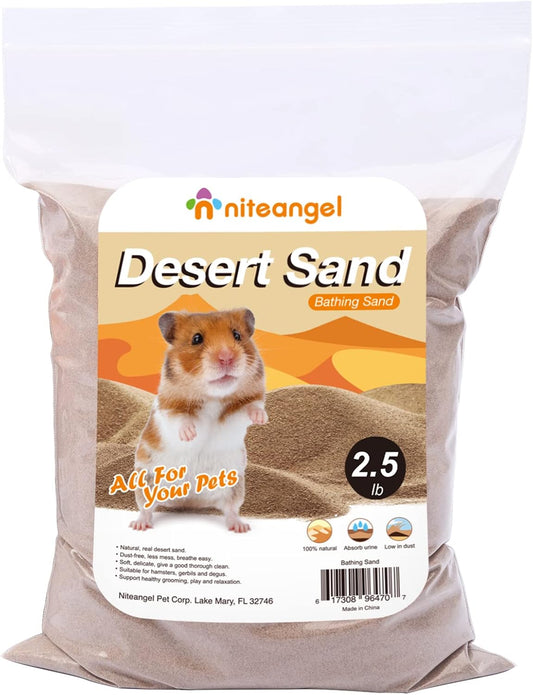 Close up of Niteangel natural desert bath sand texture