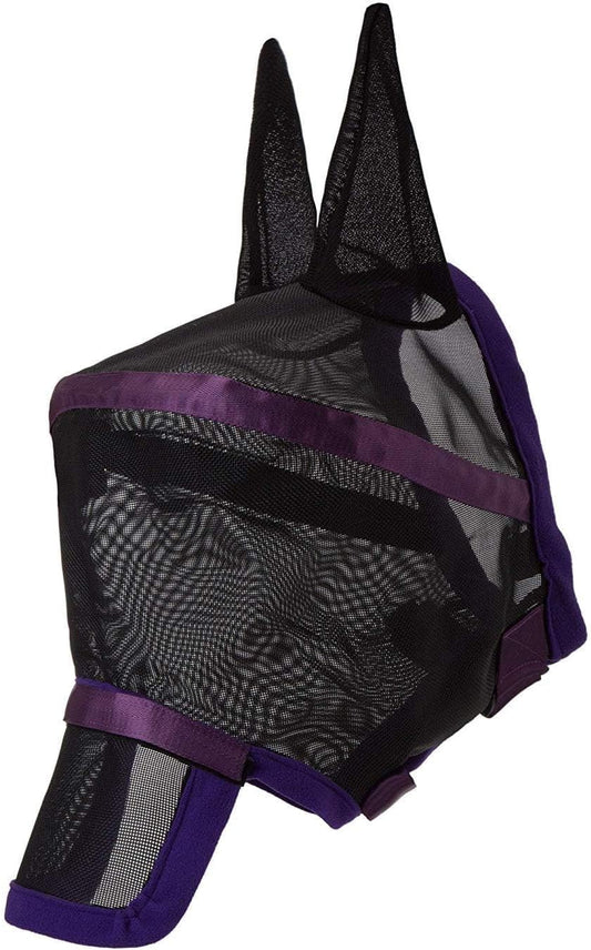 Side profile of Harrison Howard horse fly mask
