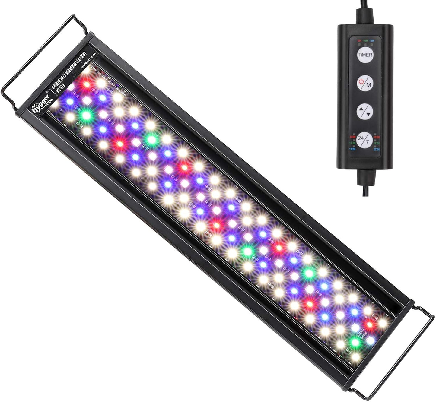 Packaging of authentic Hygger LED aquarium light