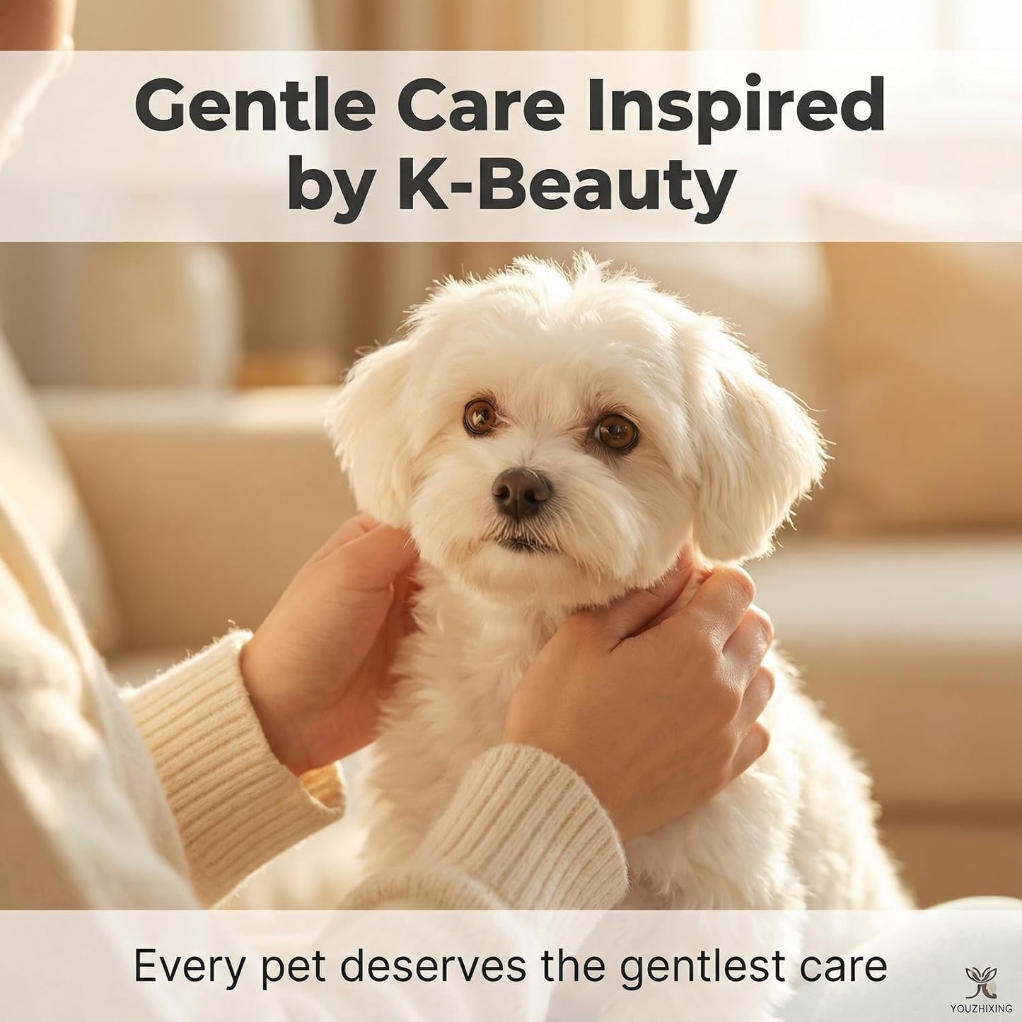 Youzhixing premium pet eye care system bundle with all four grooming pieces displayed