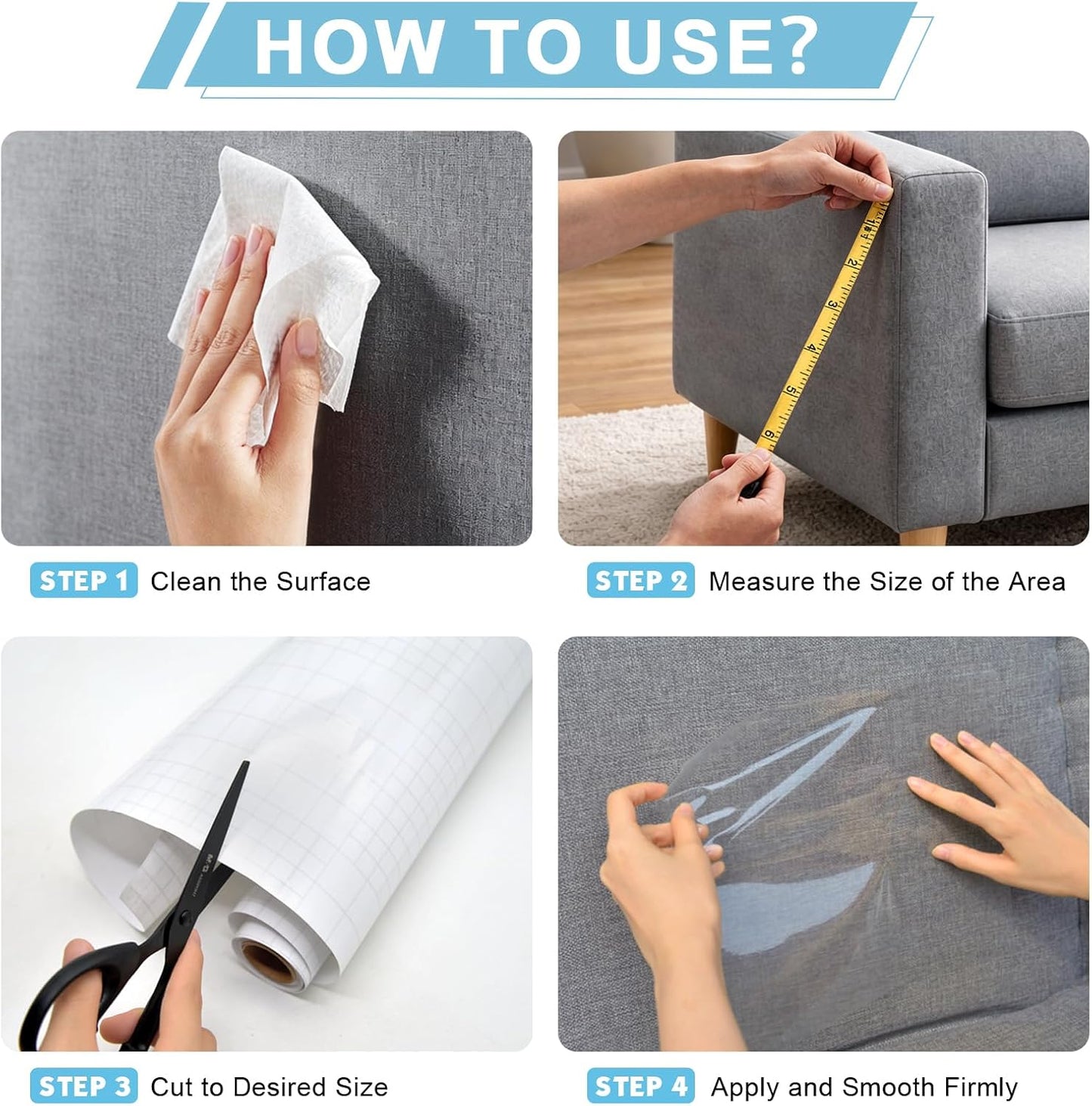 Durable waterproof PVC material of cat scratch protector