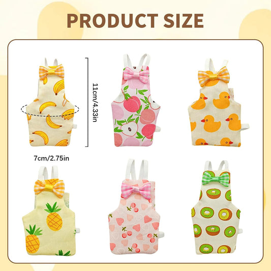 AQOYNQ reusable parrot clothes displaying the inner waterproof absorption layer