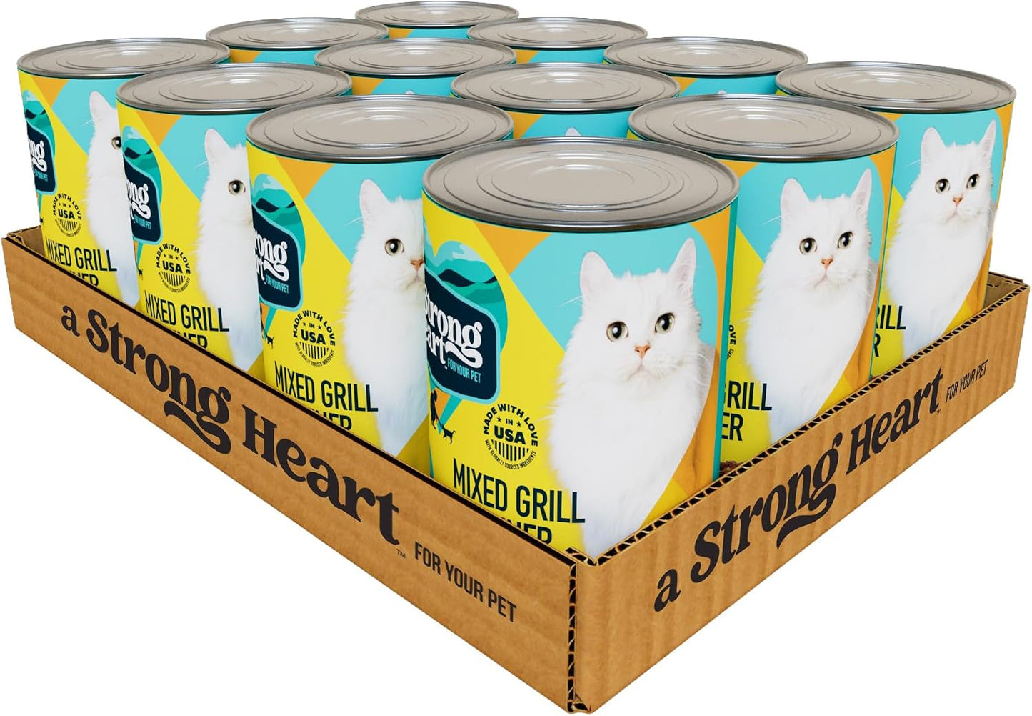 A Strong Heart Canned Wet Cat Food, Special Supper Dinner Pt - Turkey, Whitefish & Liver - Complete & Balanced for Adult Cats, Made in USA - 13.2 oz Cans, Pack of 12 - Image 12