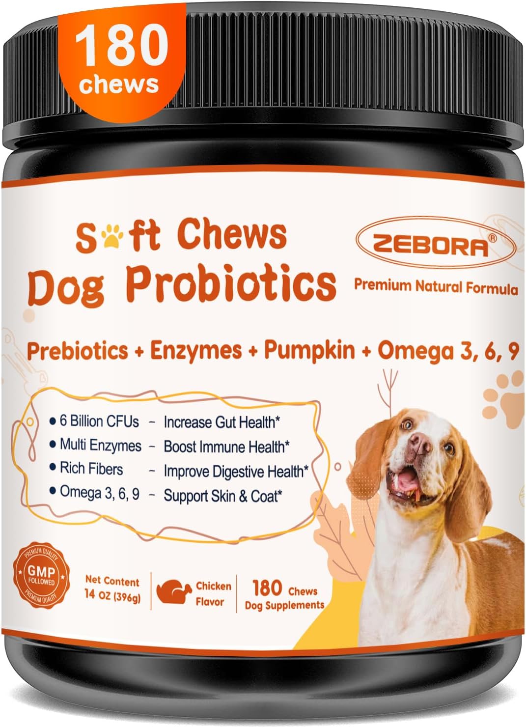 Probiotics for Dogs, Dog Probiotics for Digestive Health, Plus Pumpkin and Fish Oil, for Gut & Itchy, 120 Soft Chews - Image 10
