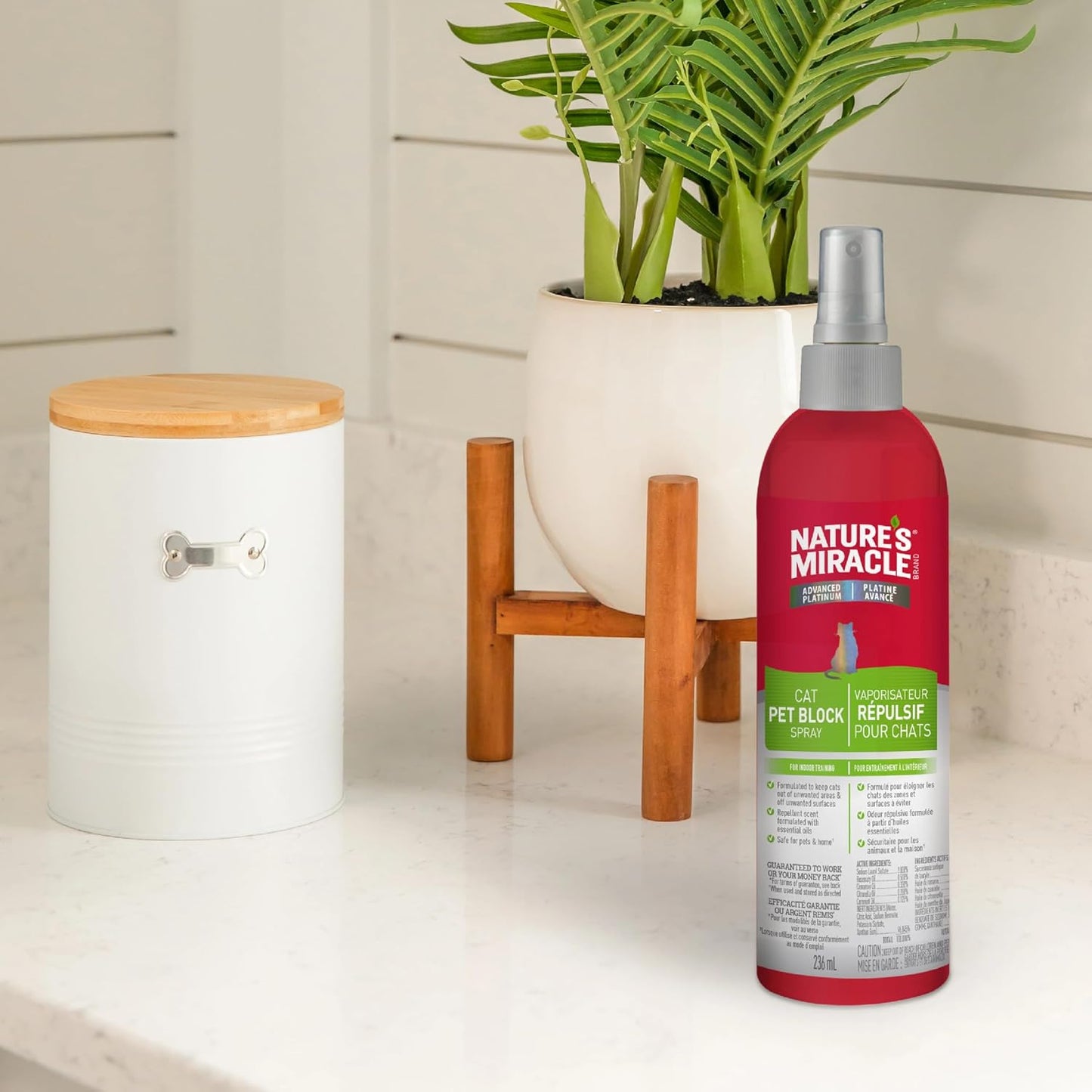 Nature's Miracle Advanced Platinum Cat Pet Block Repellent Spray, 8 Ounces, Indoor Training Aid for Cats - Image 13