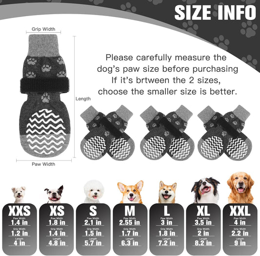Expawlorer dog paw protectors with grip texture