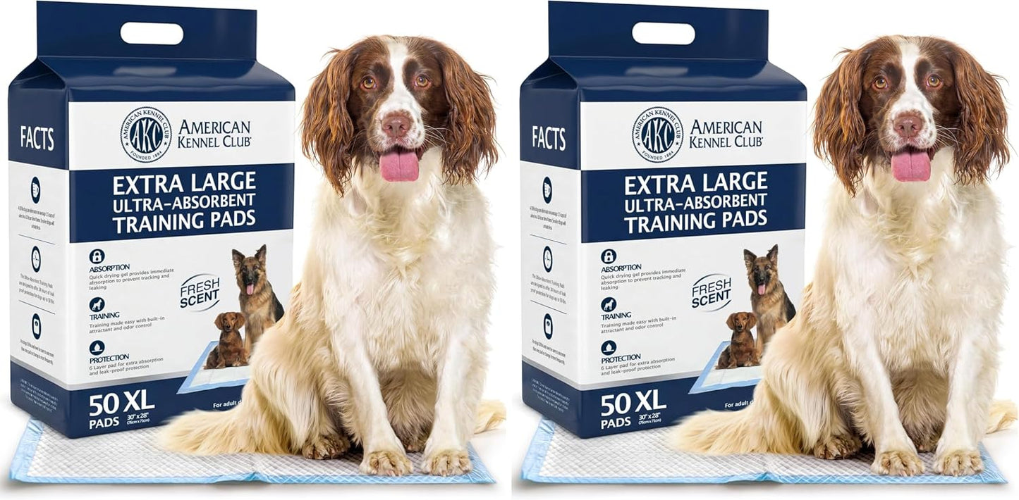 American Kennel Club Scented Puppy Training Pads with Ultra Absorbent Quick Dry Gel - 28 x 30 Pee Pads for Dogs - Fresh Scented - 50 Count, XL - Image 11