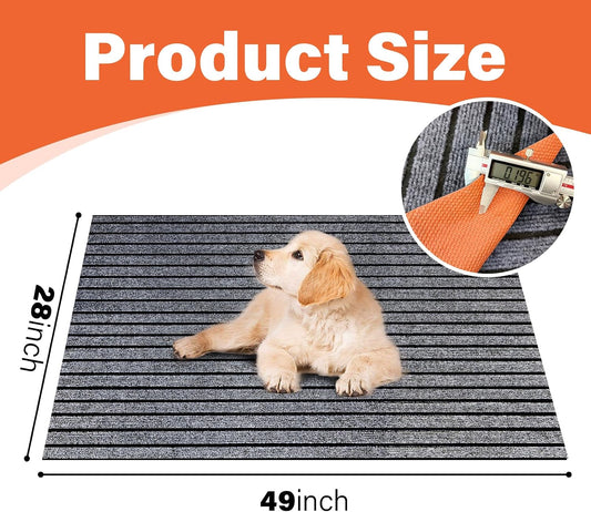 Close up of Varrisin mat absorbent carpet fabric texture