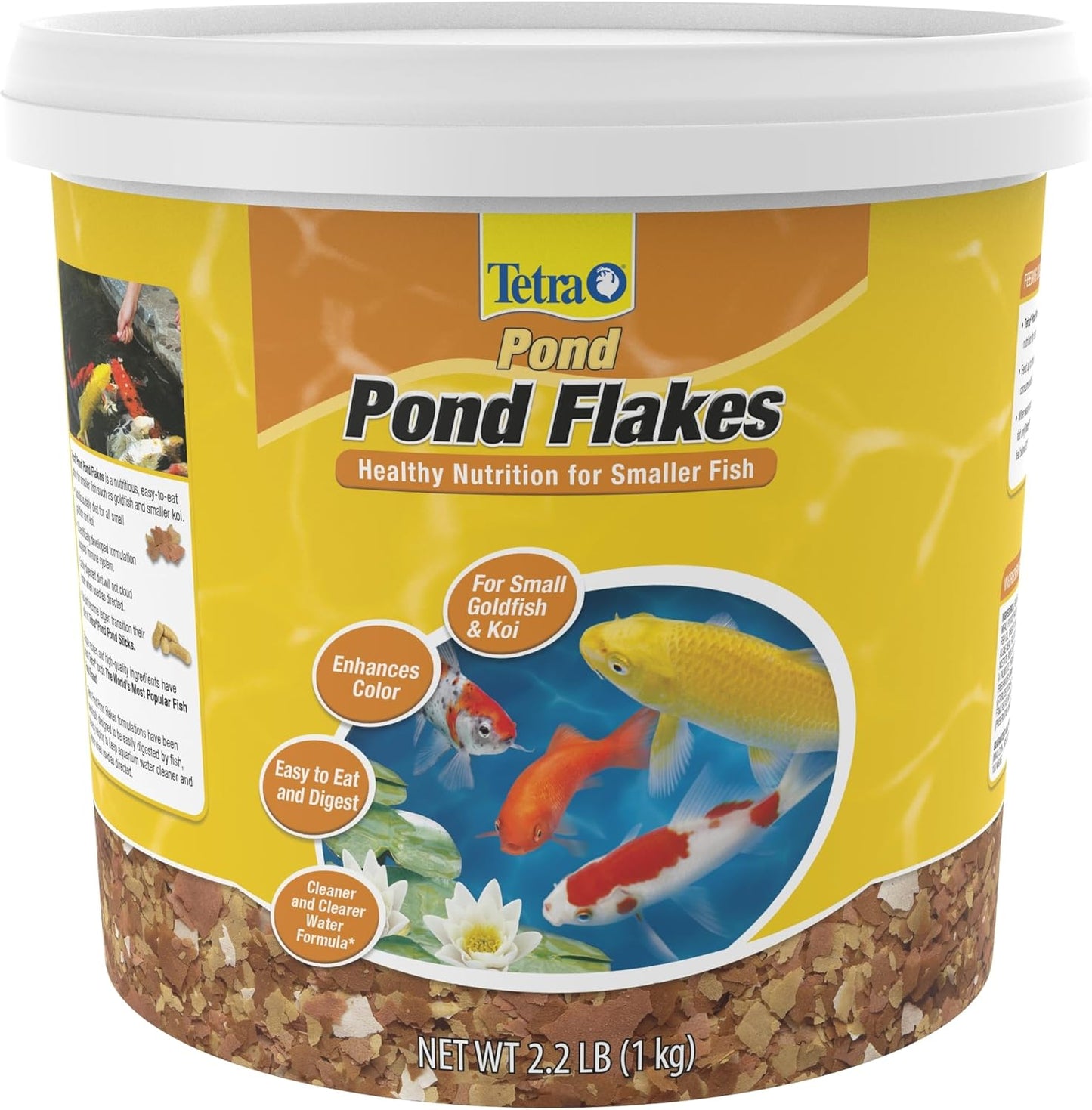 TetraPond Pond Flakes, Complete Nutrition for Smaller Pond Fish, Fish Food for Goldfish and Koi Fish, 6.35 Ounces - Image 9