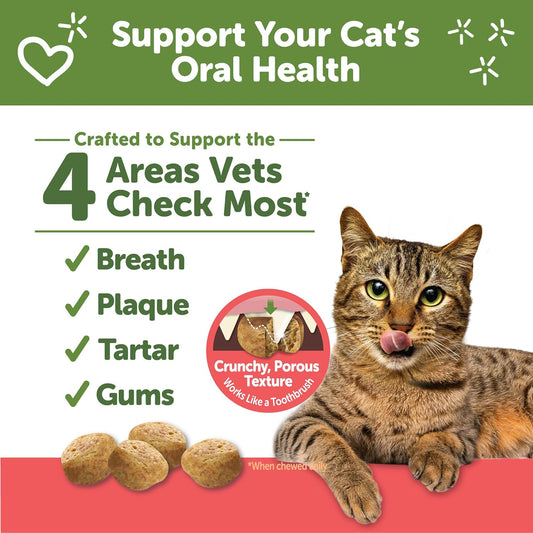 Wellness Whimzees premium imported cat dental chews showing texture