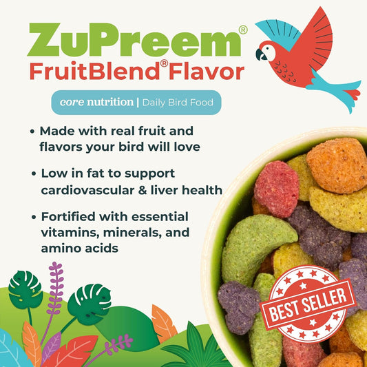 Close up of colorful fruit shaped bird pellets
