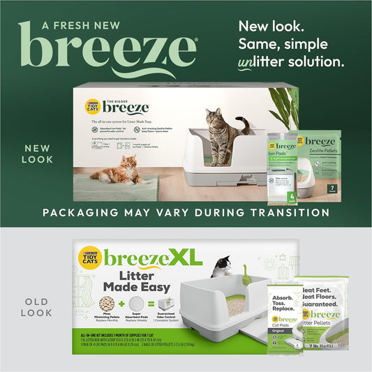 Breeze XL litter box with high side walls