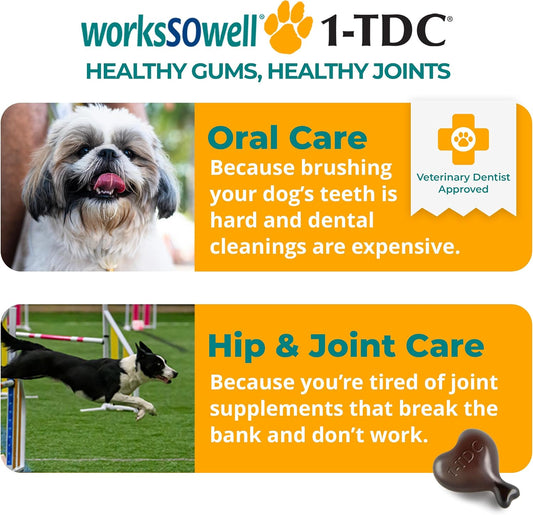 1-TDC pet joint and periodontal health softgels for dogs and cats