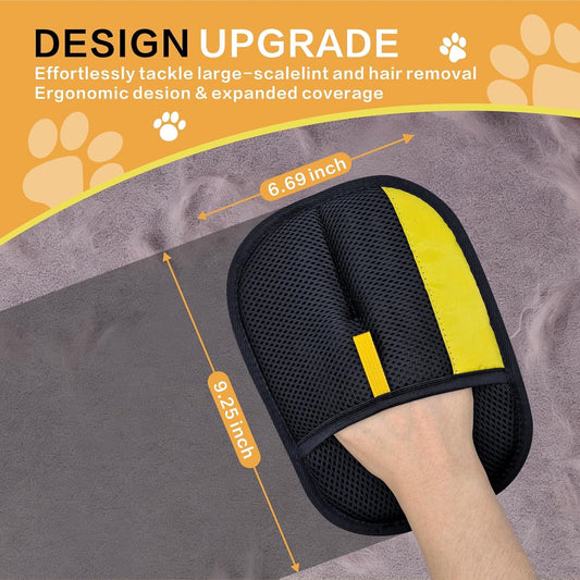 XIDEAEO pet grooming glove electrostatic surface close up
