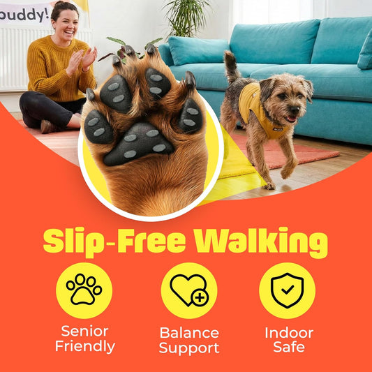 Close up of Hashi anti-slip traction pads for dogs